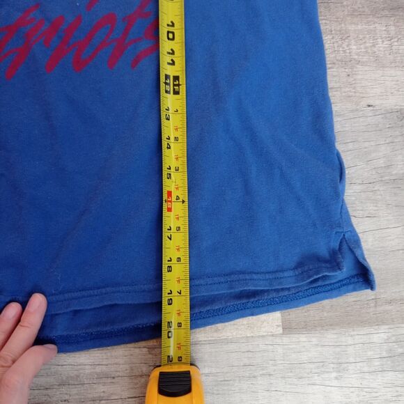 Junk Food Womens NFL New England Patriots Loose Fit V-Neck Shirt Size L - Picture 8 of 8